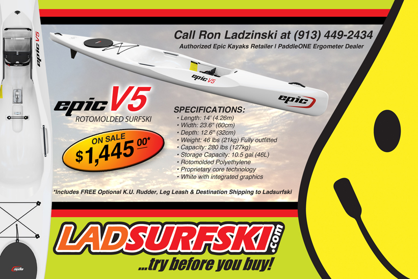 Epic V5 Rotomolded Surfski